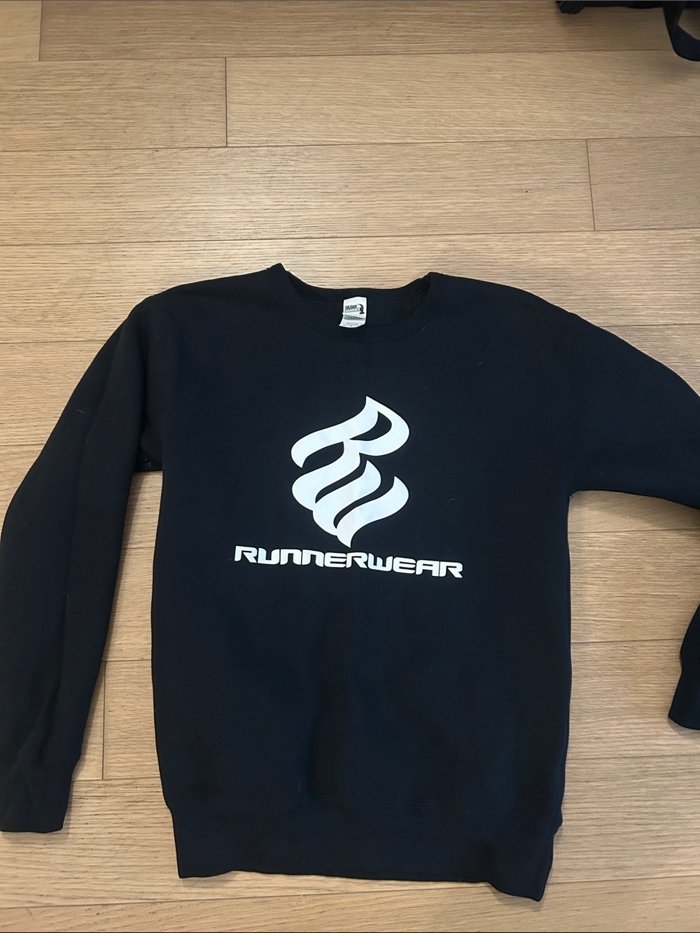 NNB Runner Men's Black Logo Crewneck Sweater